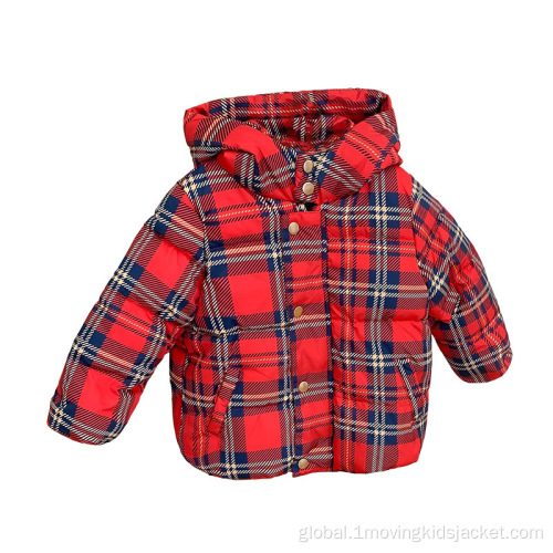 China Children's Girls Hooded Down Jacket Factory